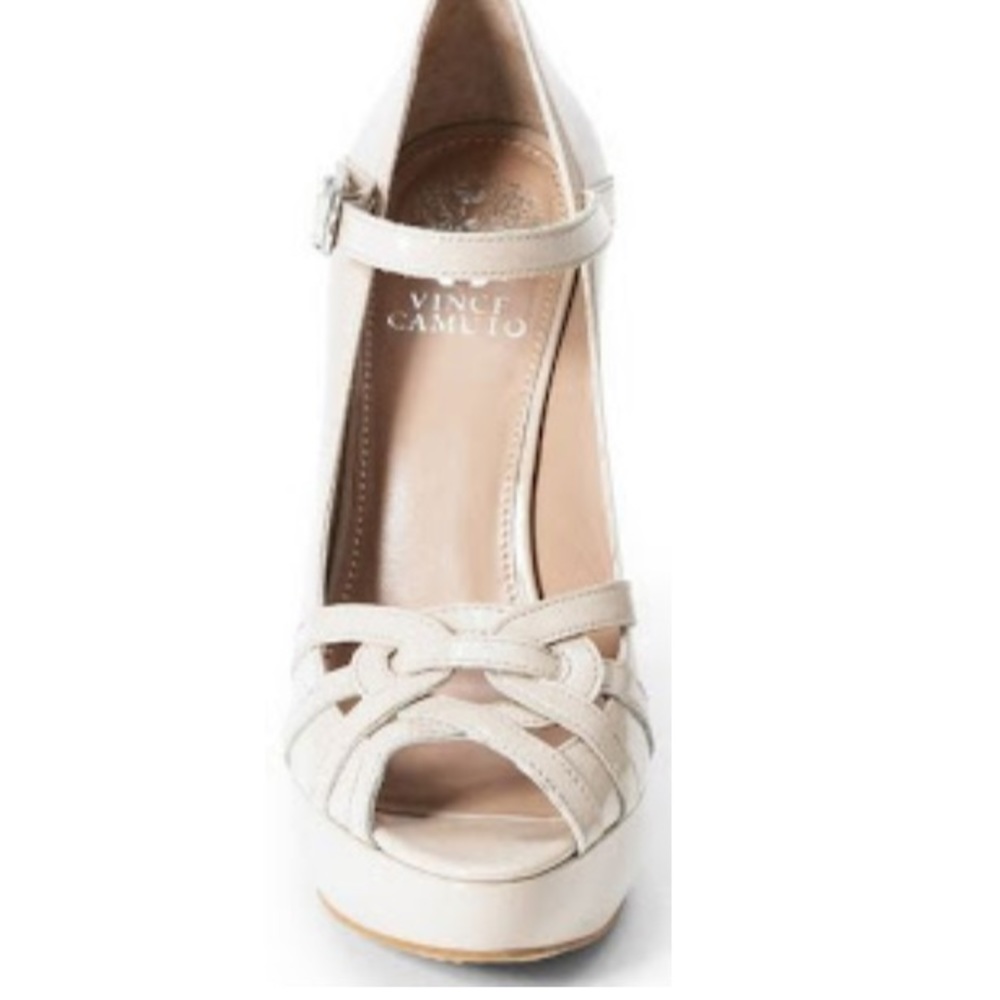 🚨SOLD ON FB🚨Vince Camuto Nude Beige Cream Heel - Picture 5 of 7